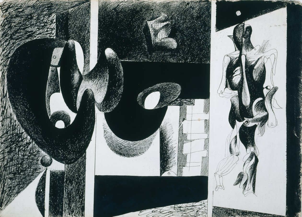 Nighttime, Enigma og Nostalgi af Arshile Gorky
