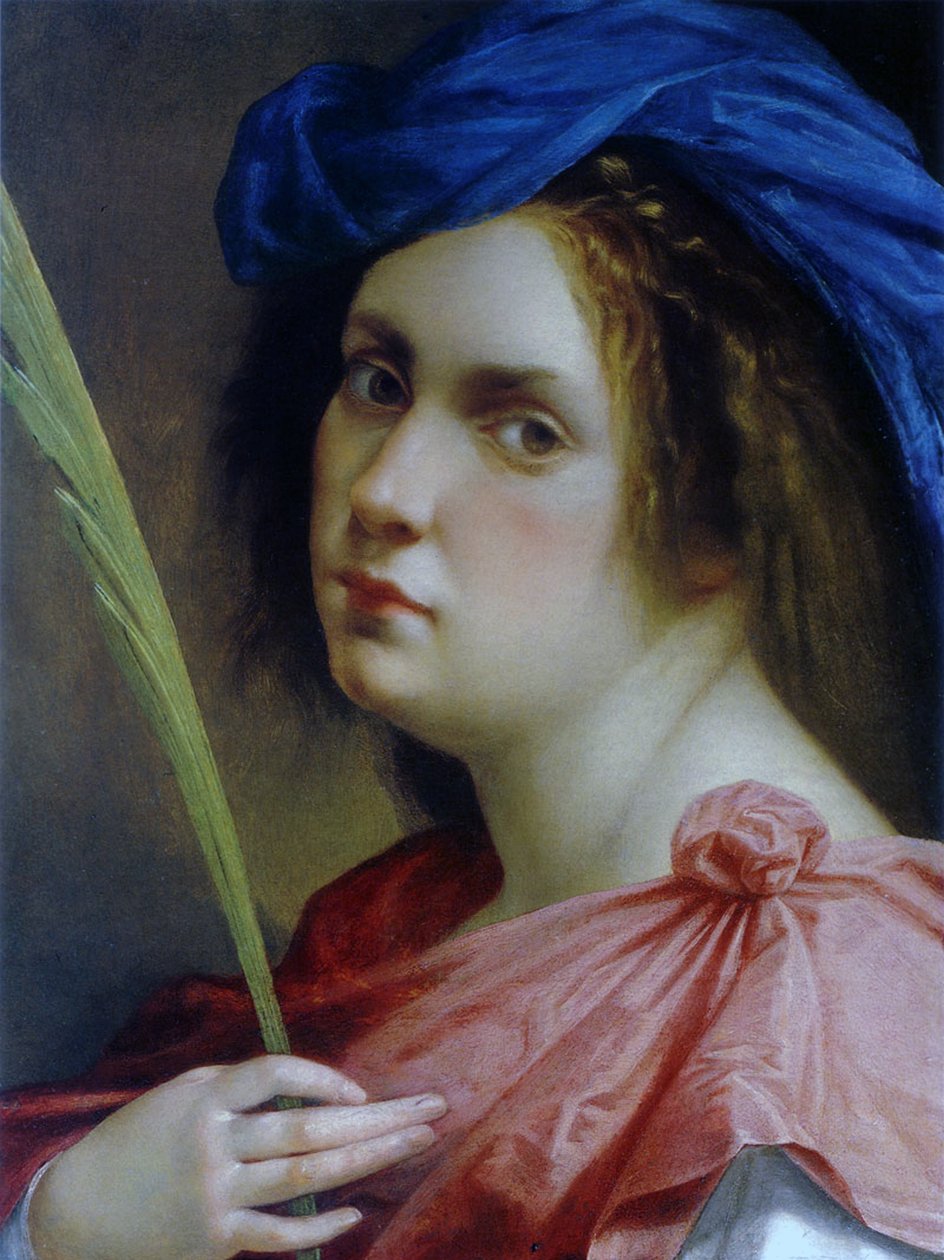 Selvportræt som martyr, ca. 1615 af Artemisia Gentileschi