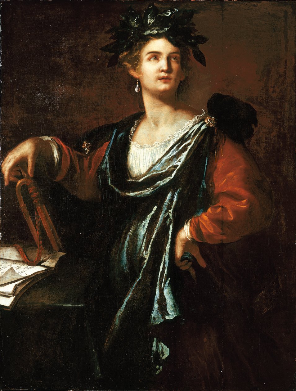 Clio: Historiens Muse, 1632 af Artemisia Gentileschi