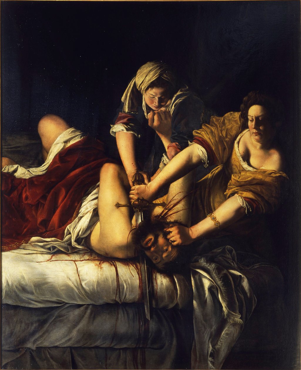 Giuditta decapita Oloferne af Artemisia Gentileschi