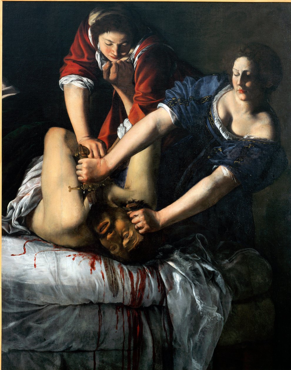 Judith og Holofernes. (Olie på lærred af Artemisia Gentileschi