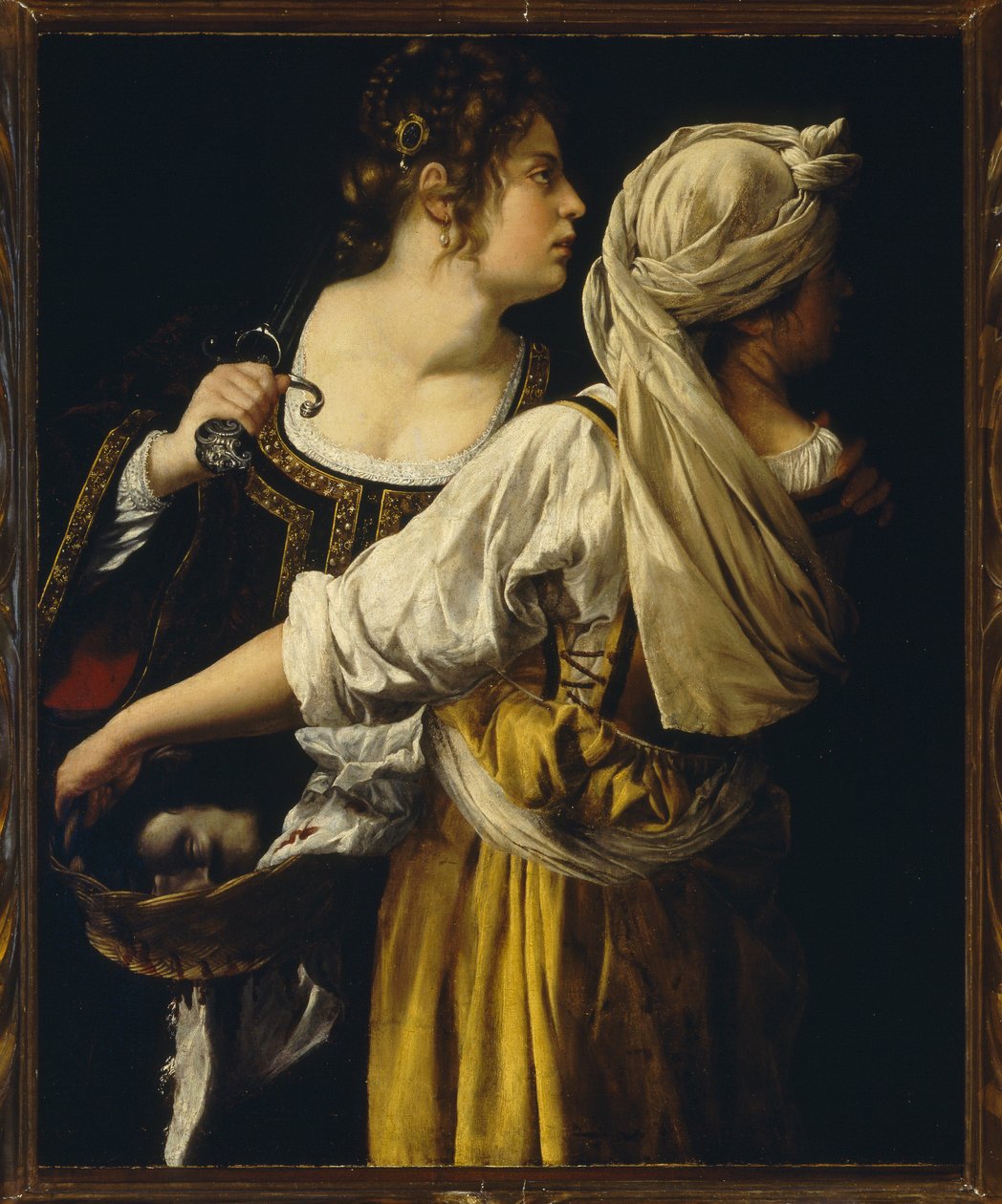 Judith og hovedet af Holofernes, ca. 1615 (olie på lærred) af Artemisia Gentileschi