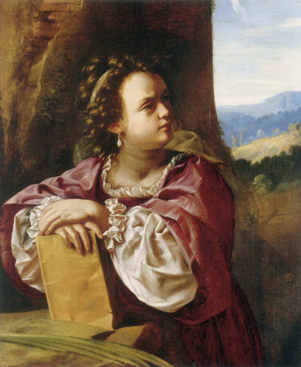 Den hellige Katarina af Alexandria af Artemisia Gentileschi