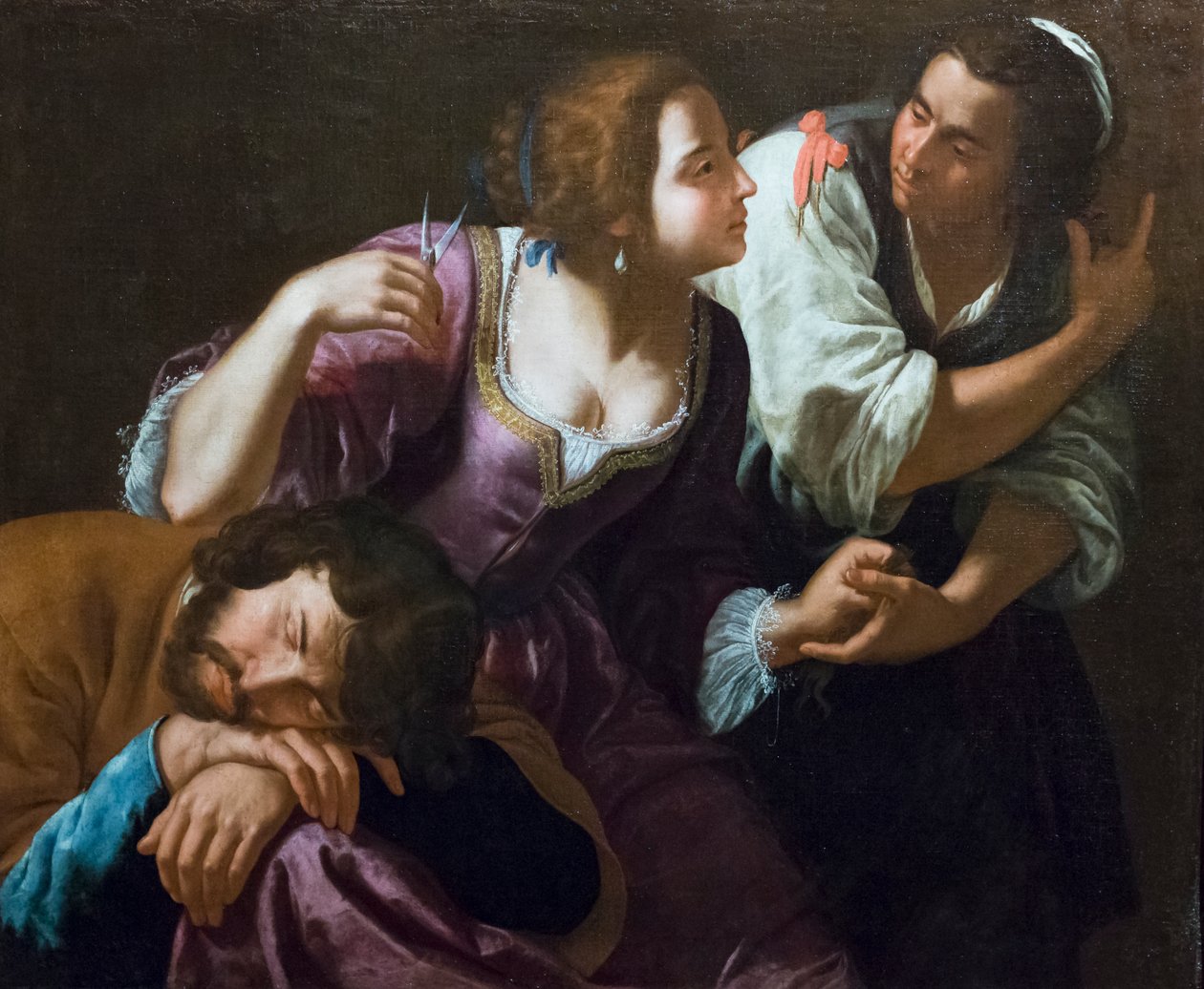 Samson og Delila af Artemisia Gentileschi