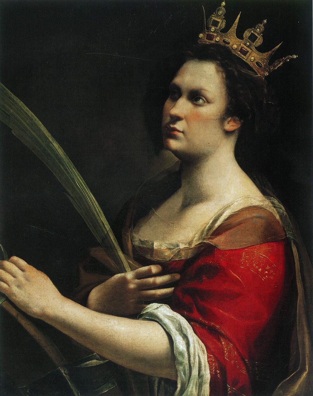 Selvportræt som den hellige Katarina af Alexandria, ca. 1618. af Artemisia Gentileschi