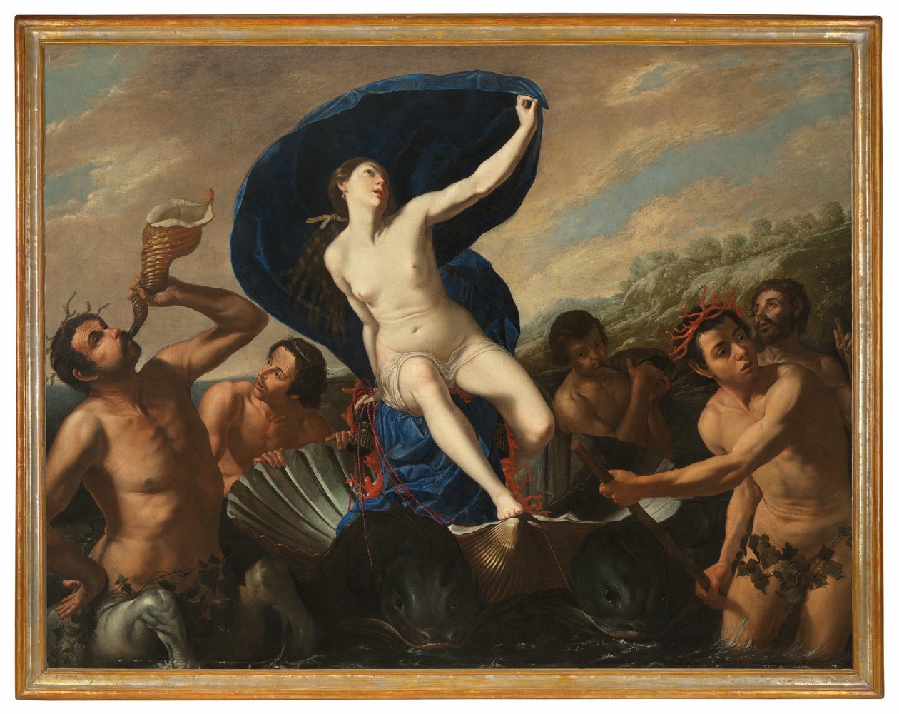 The Triumph of Galatea (olie på lærred) af Artemisia and associate Gentileschi