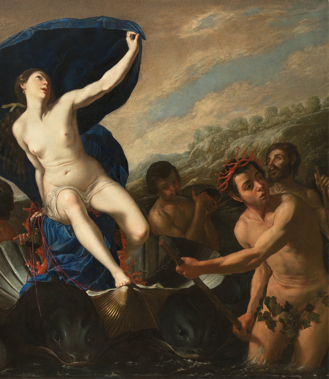 The Triumph of Galatea (olie på lærred) af Artemisia and associate Gentileschi