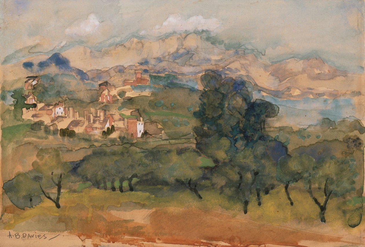 Oliventræer af Arthur Bowen Davies