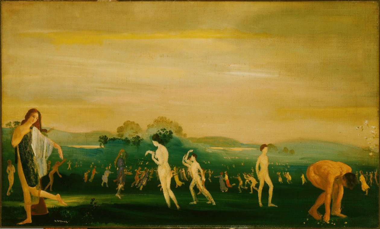 Elysian Fields af Arthur Bowen Davies