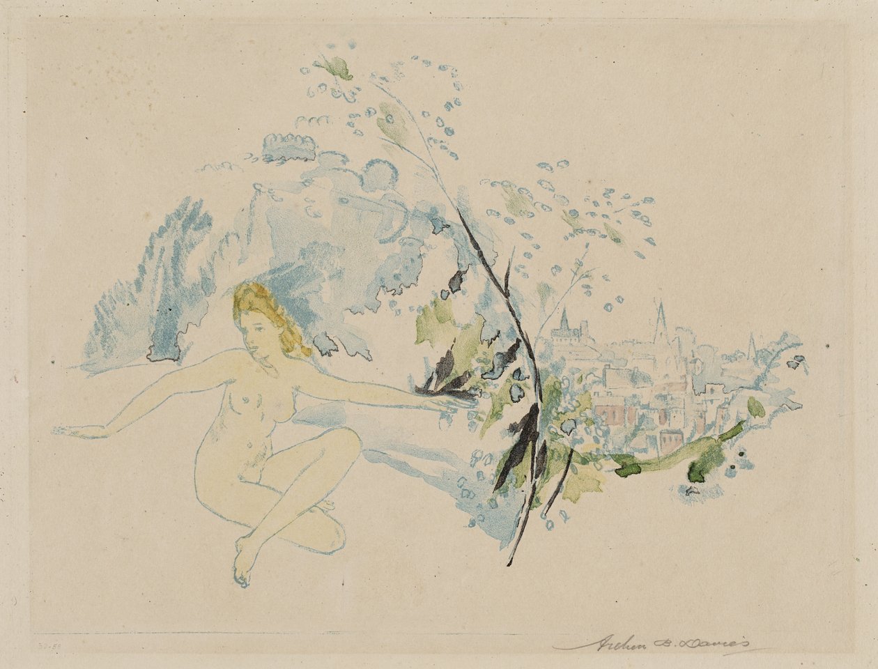 Gyldne By af Arthur Bowen Davies