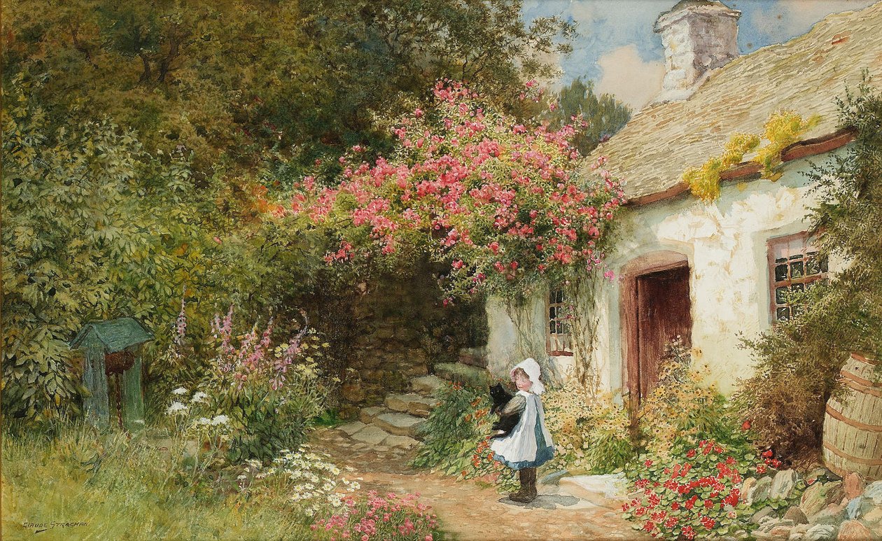 På Llanfair af Arthur Claude Strachan