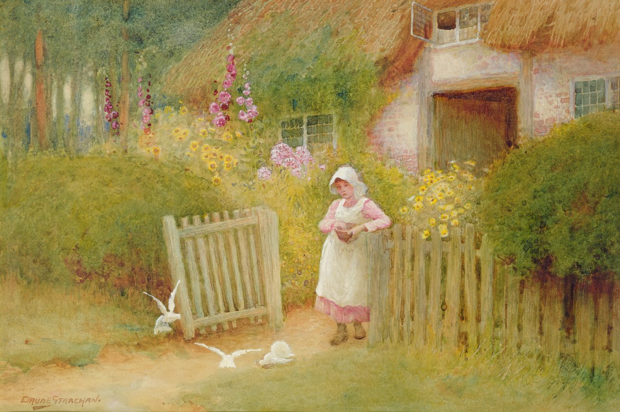 At fodre duerne af Arthur Claude Strachan