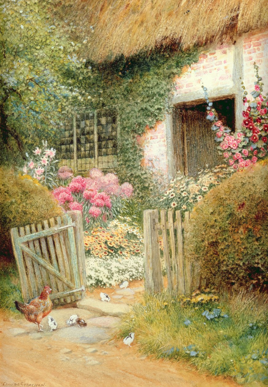 De besøgende af Arthur Claude Strachan