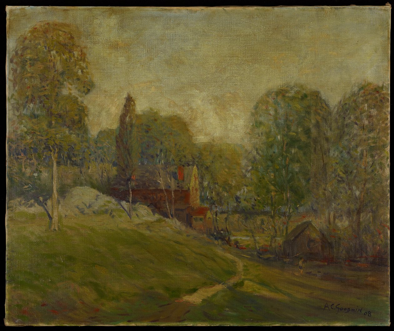 Landskab, 1908 af Arthur Clifton Goodwin