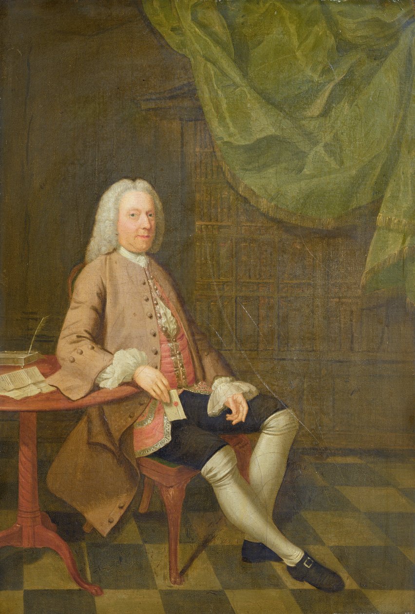 Portræt af John Orlebar, ca. 1740 af Arthur Devis