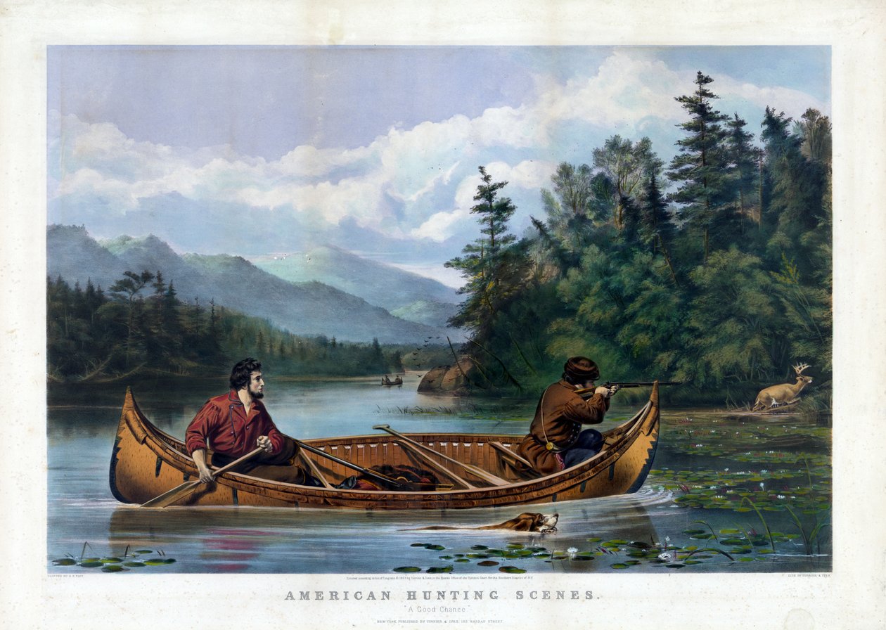 A Good Change, udgivet af Currier & Ives, ca. 1863 af Arthur Fitzwilliam after Tait