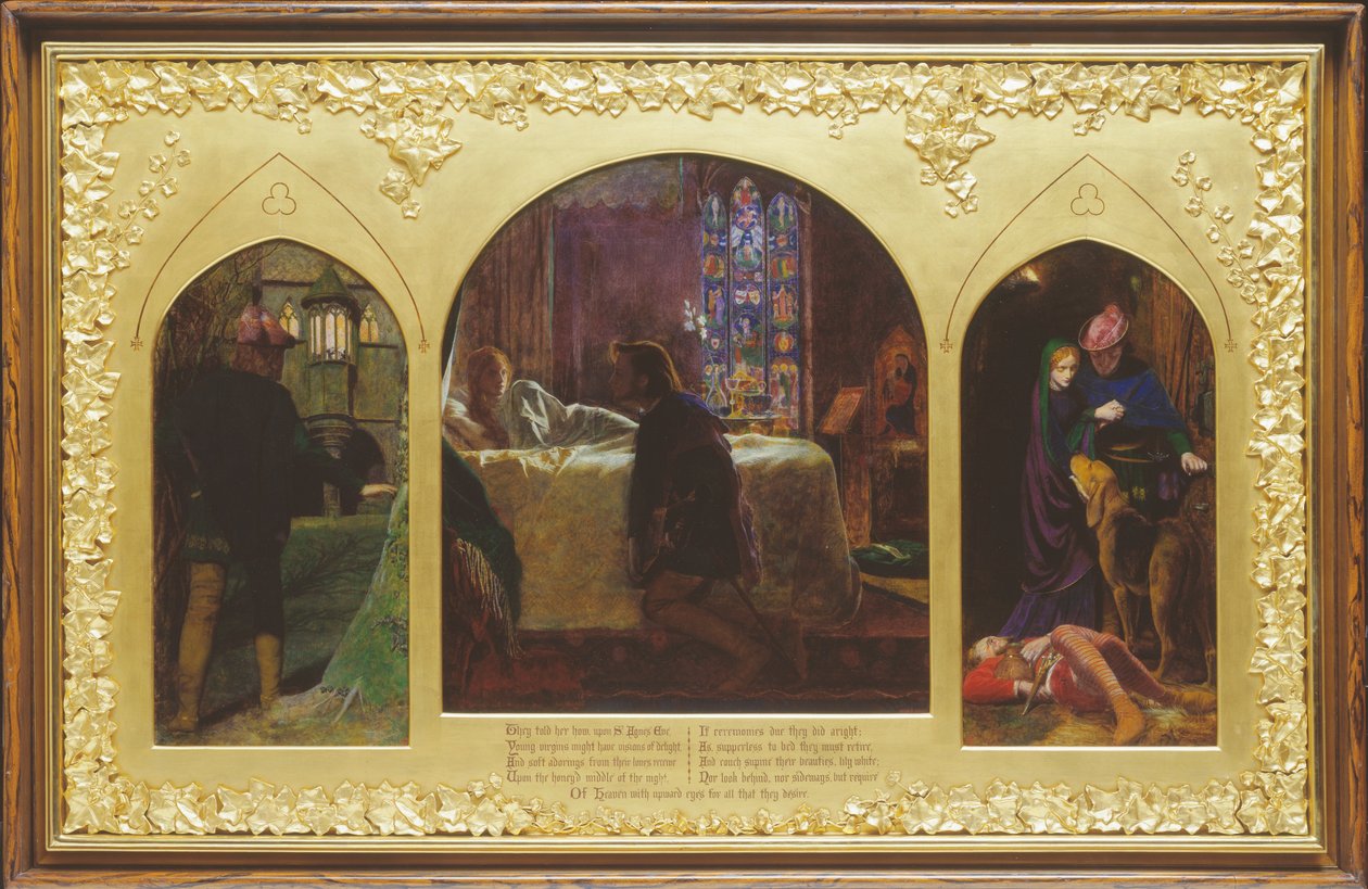 Aften af St. Agnes af Arthur Hughes