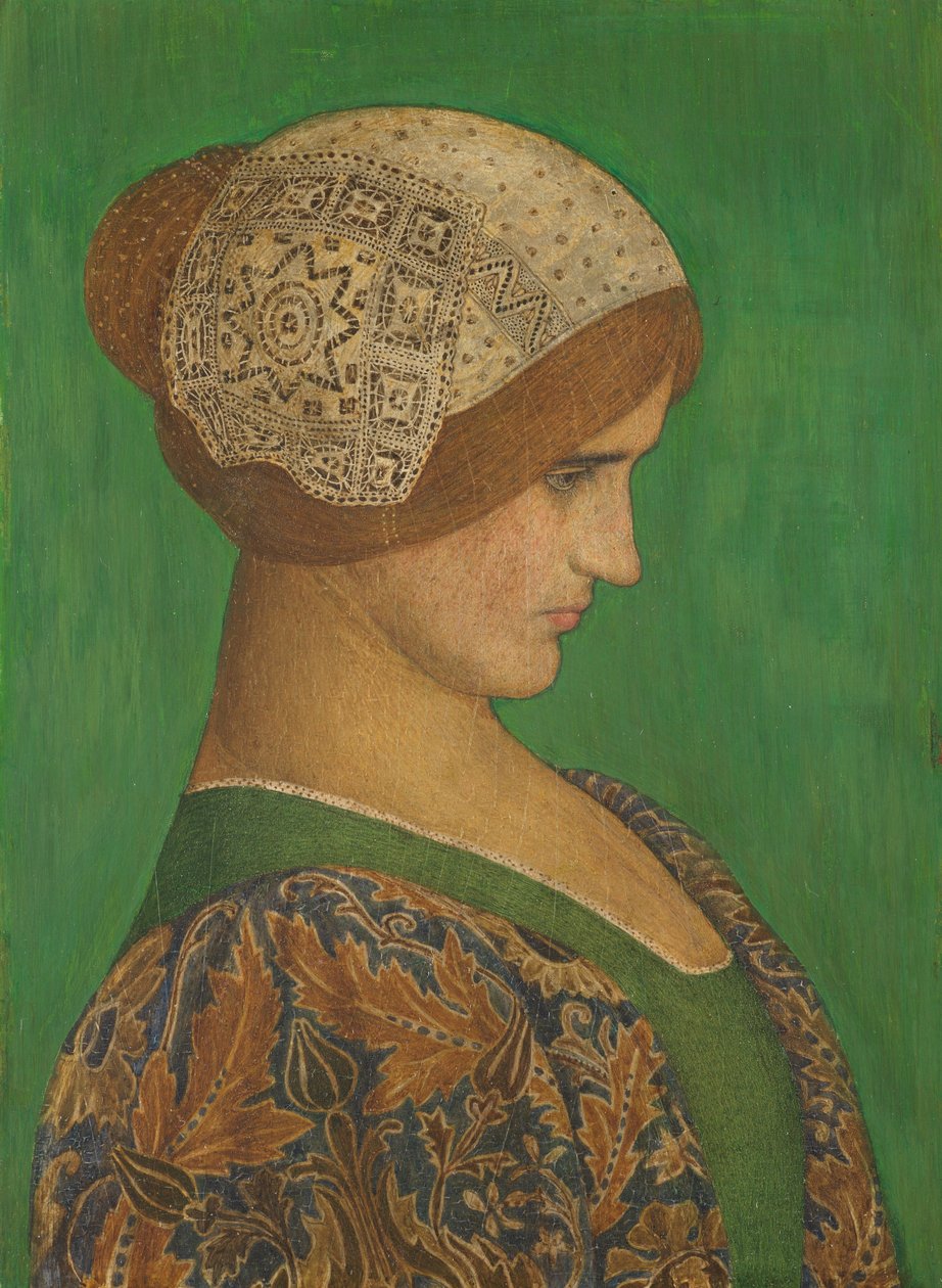 Georgie, 1898 (tempera på panel) af Arthur Joseph Gaskin