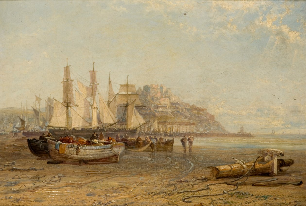 Lavvande, Mount Orgueil, Jersey, 1881 af Arthur Joseph Meadows