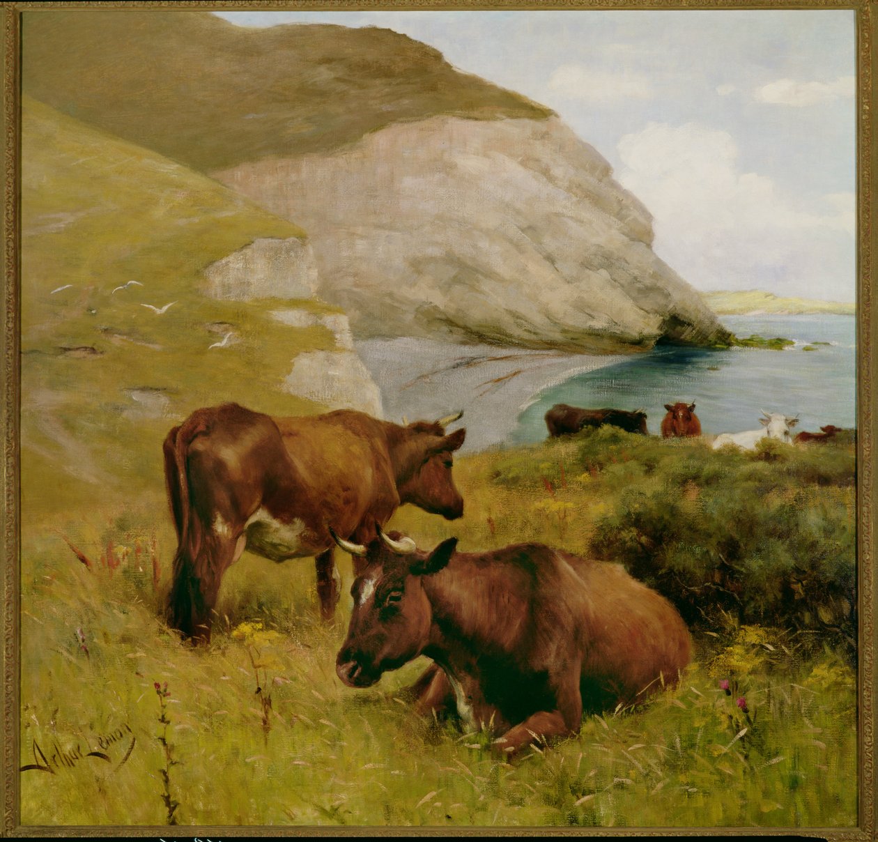 Tæt på Lizard Point, Cornwall af Arthur Lemon