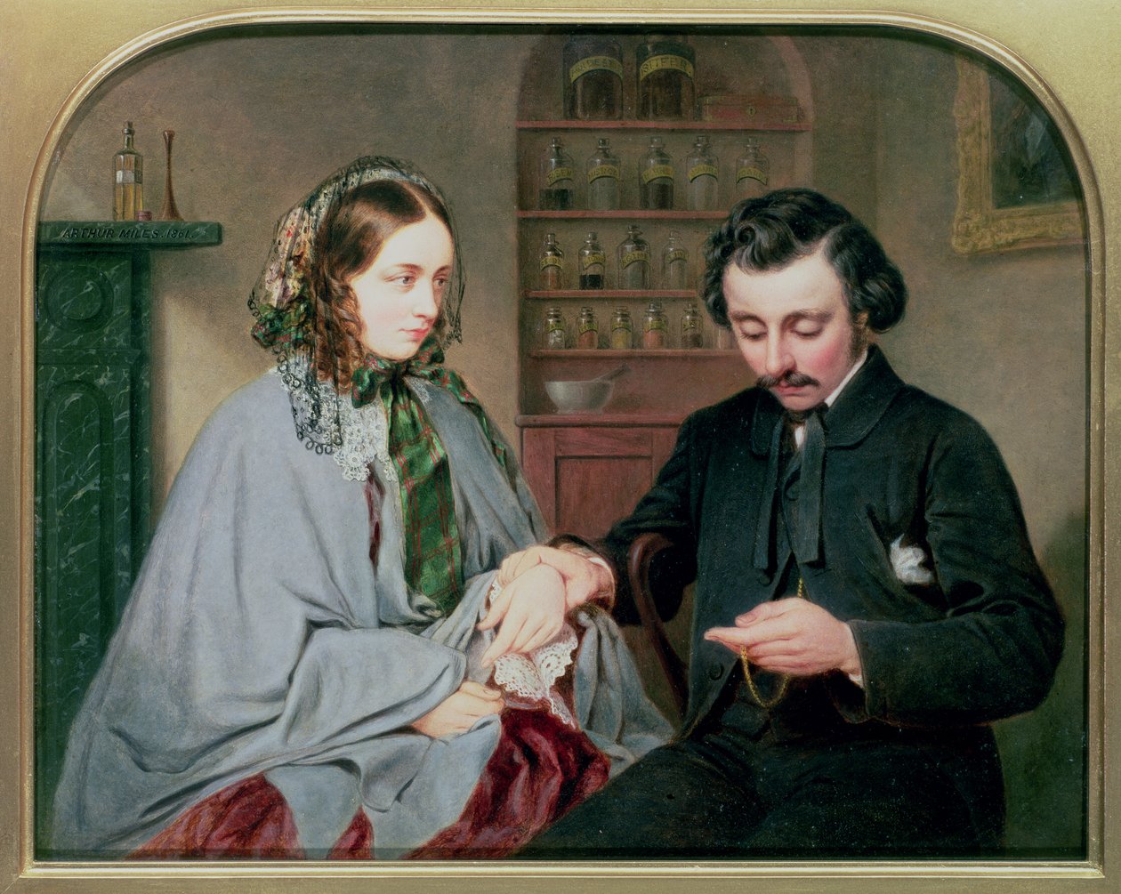 Lægen, ca. 1860 af Arthur Miles