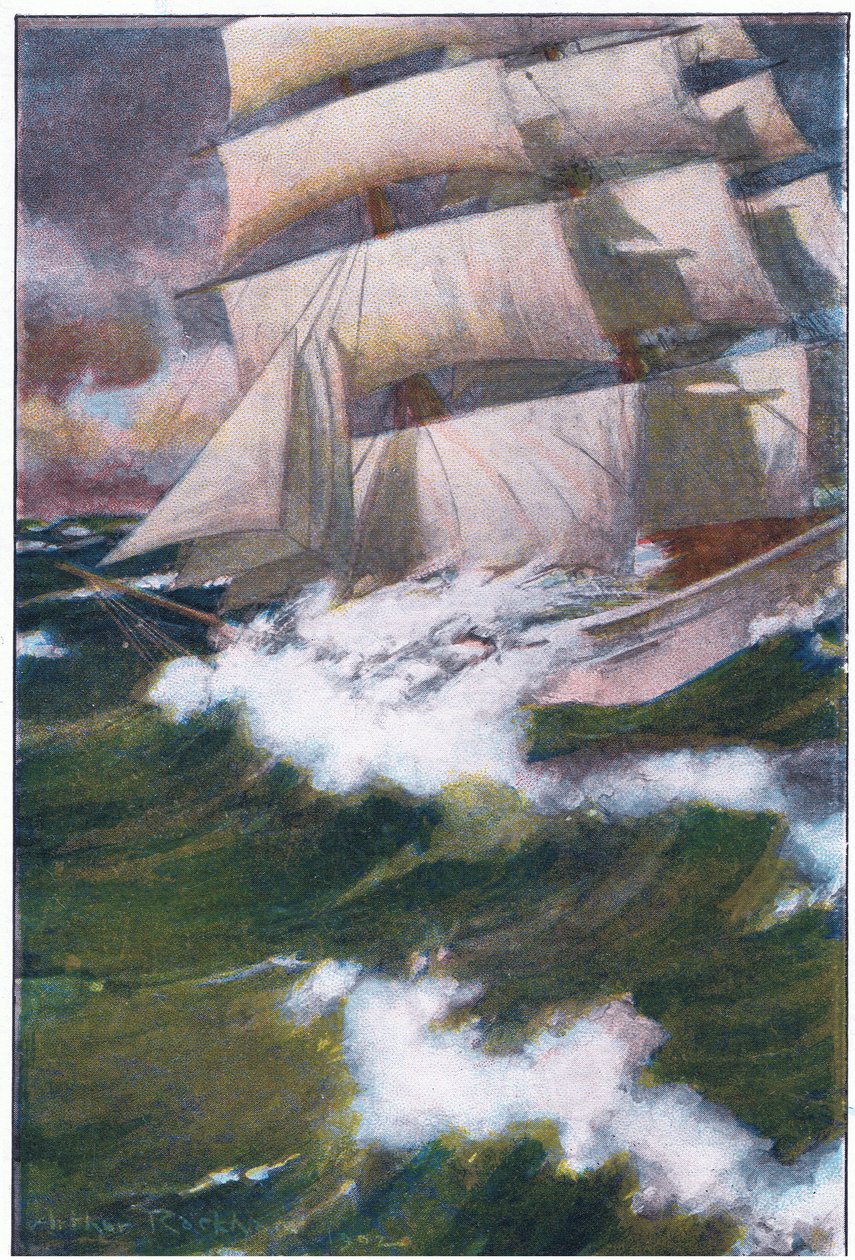Jeg vaskede skibet for og agter af Arthur Rackham