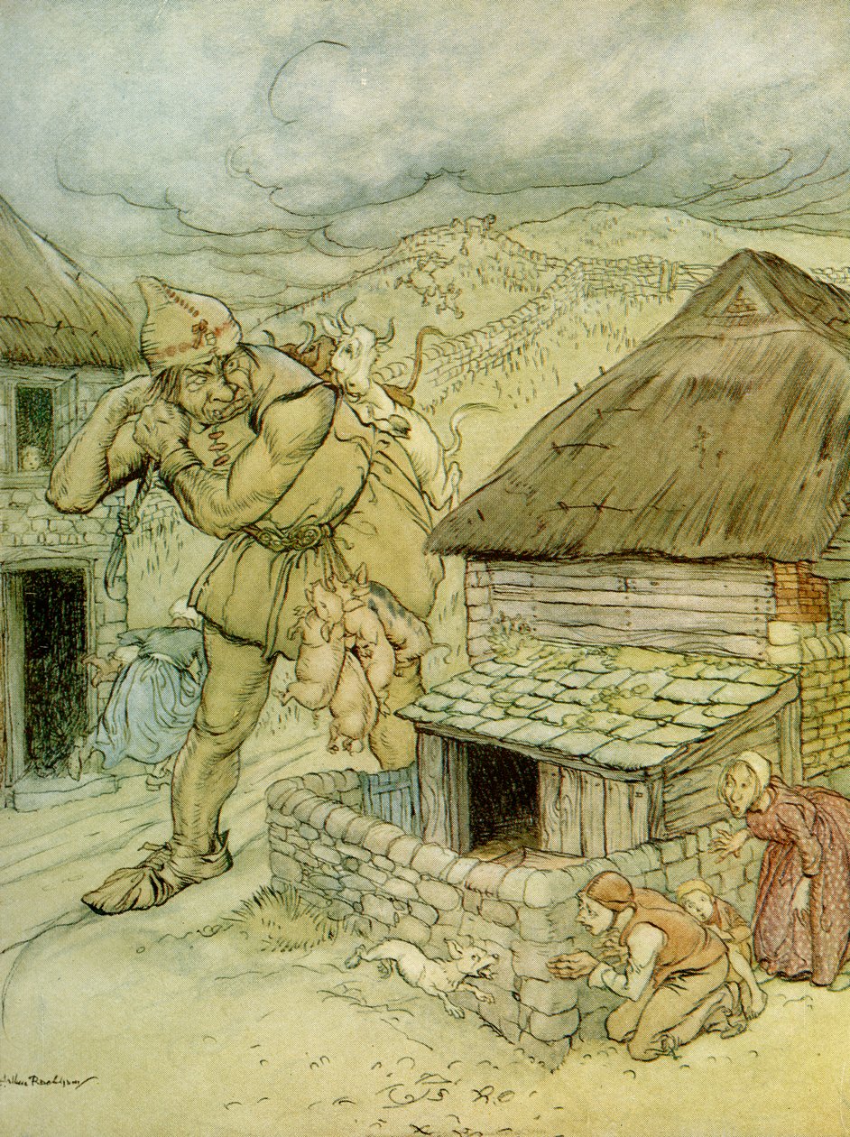 Jack the Giant Killer af Arthur Rackham