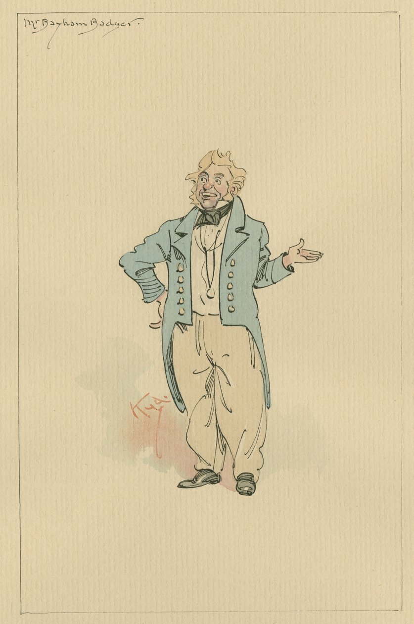 Mr Bayham Badger, ca. 1920