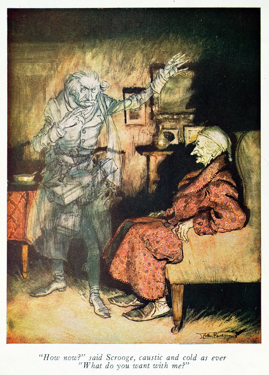 Scrooge and The Ghost of Marley, fra Dickens