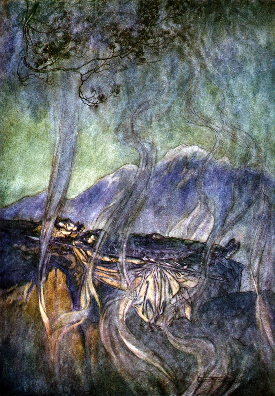 Valkyrien Valkyrien af Arthur Rackham