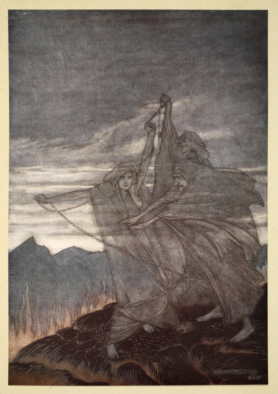 Nornerne forsvinder, illustration fra 