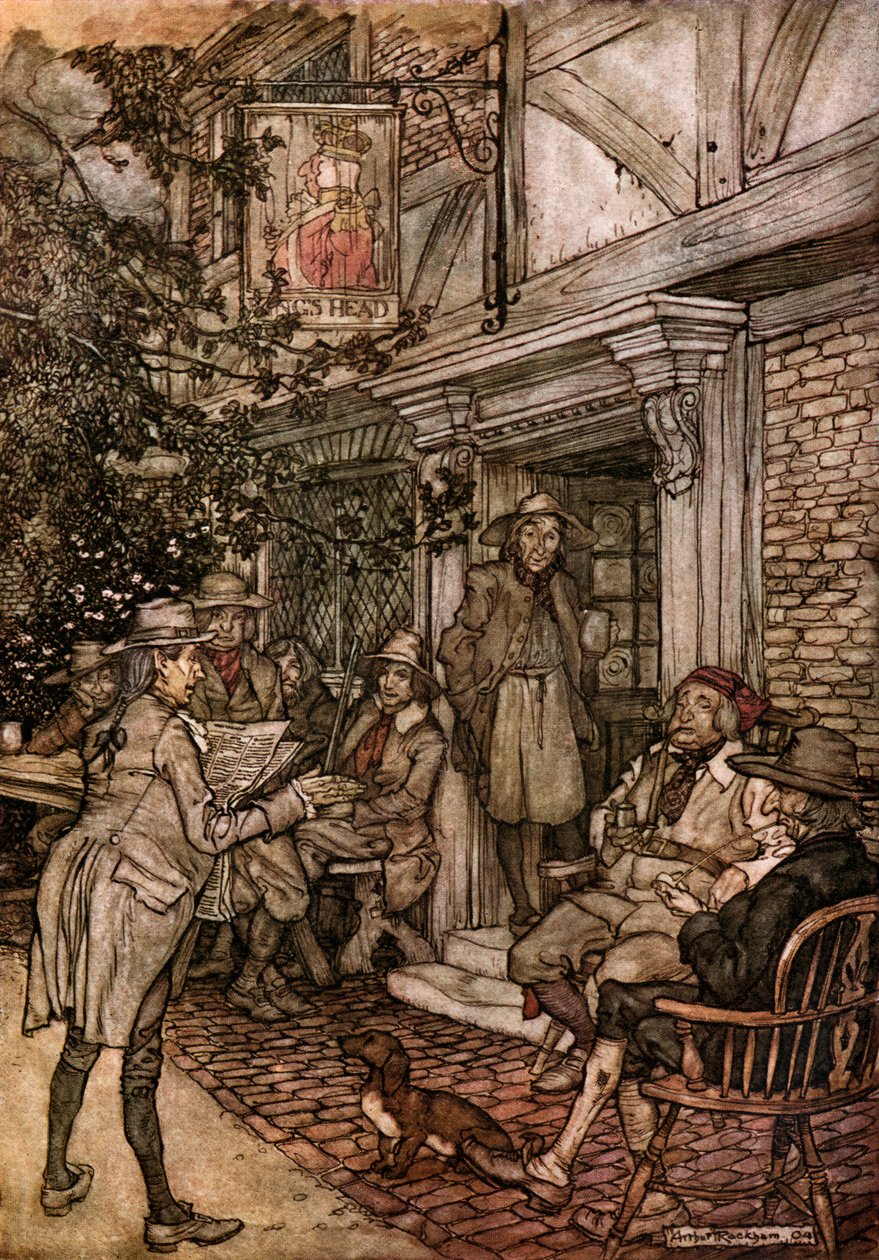 Washington Irving er kort af Arthur Rackham