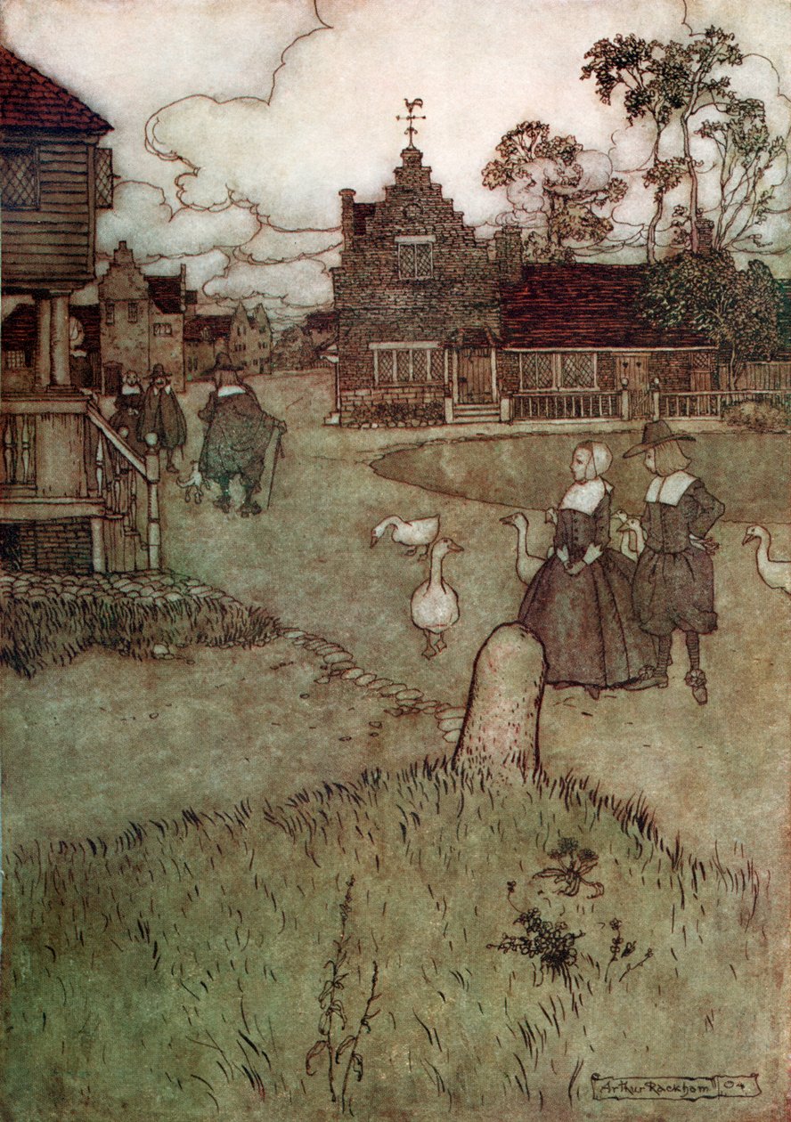 Washington Irving er kort af Arthur Rackham