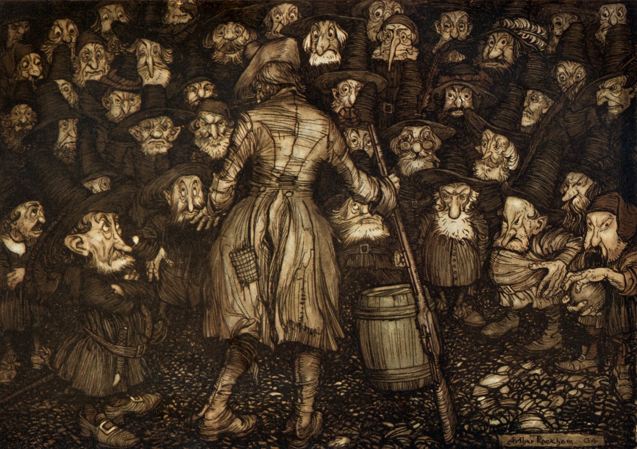 Washington Irving er kort af Arthur Rackham
