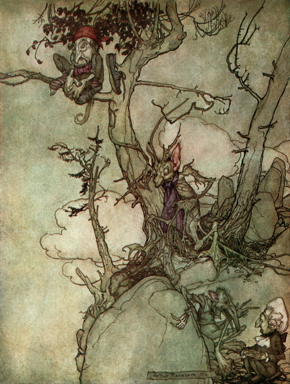 Washington Irving er kort af Arthur Rackham