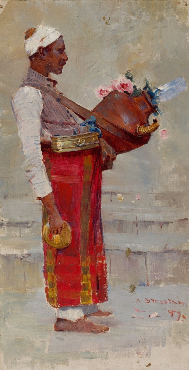 Egyptisk drikkevaresælger af Arthur Streeton