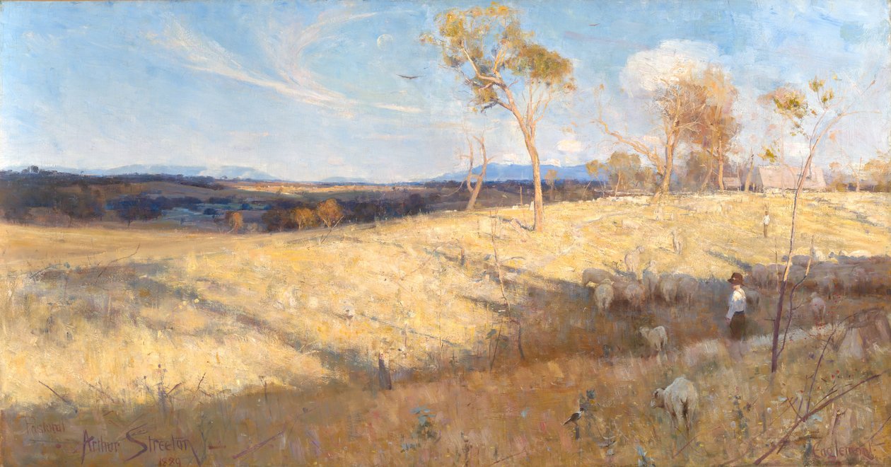 Gylden sommer, Eaglemont af Arthur Streeton