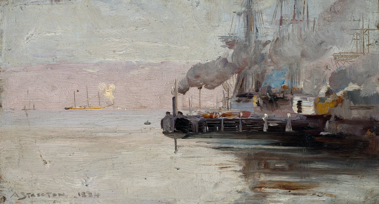 Sandridge af Arthur Streeton
