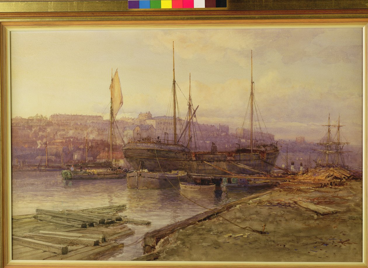 Bristol Docks, 1896 af Arthur Wilde Parsons