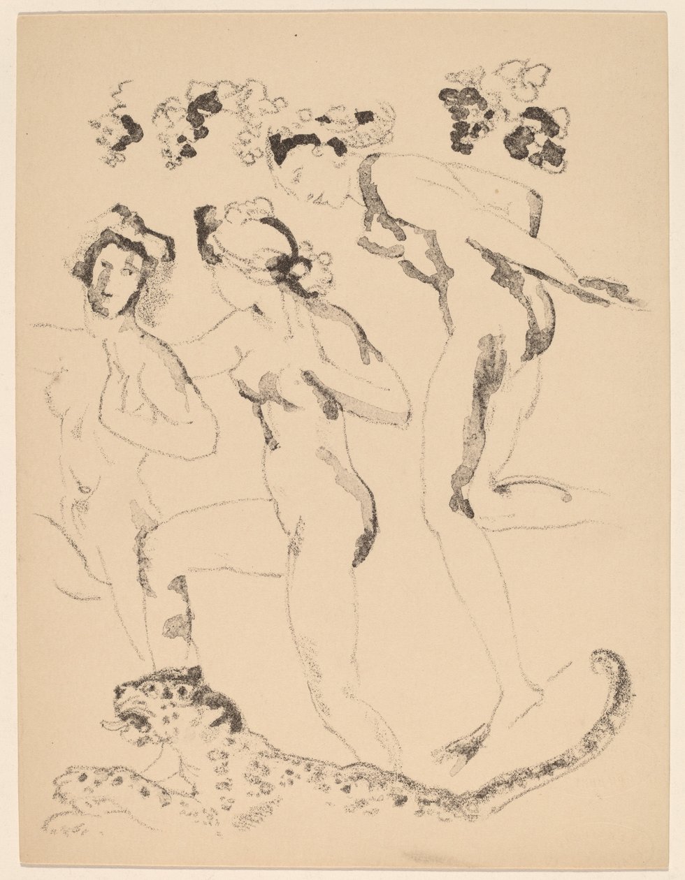 bacchantes af Arthur B. Davies