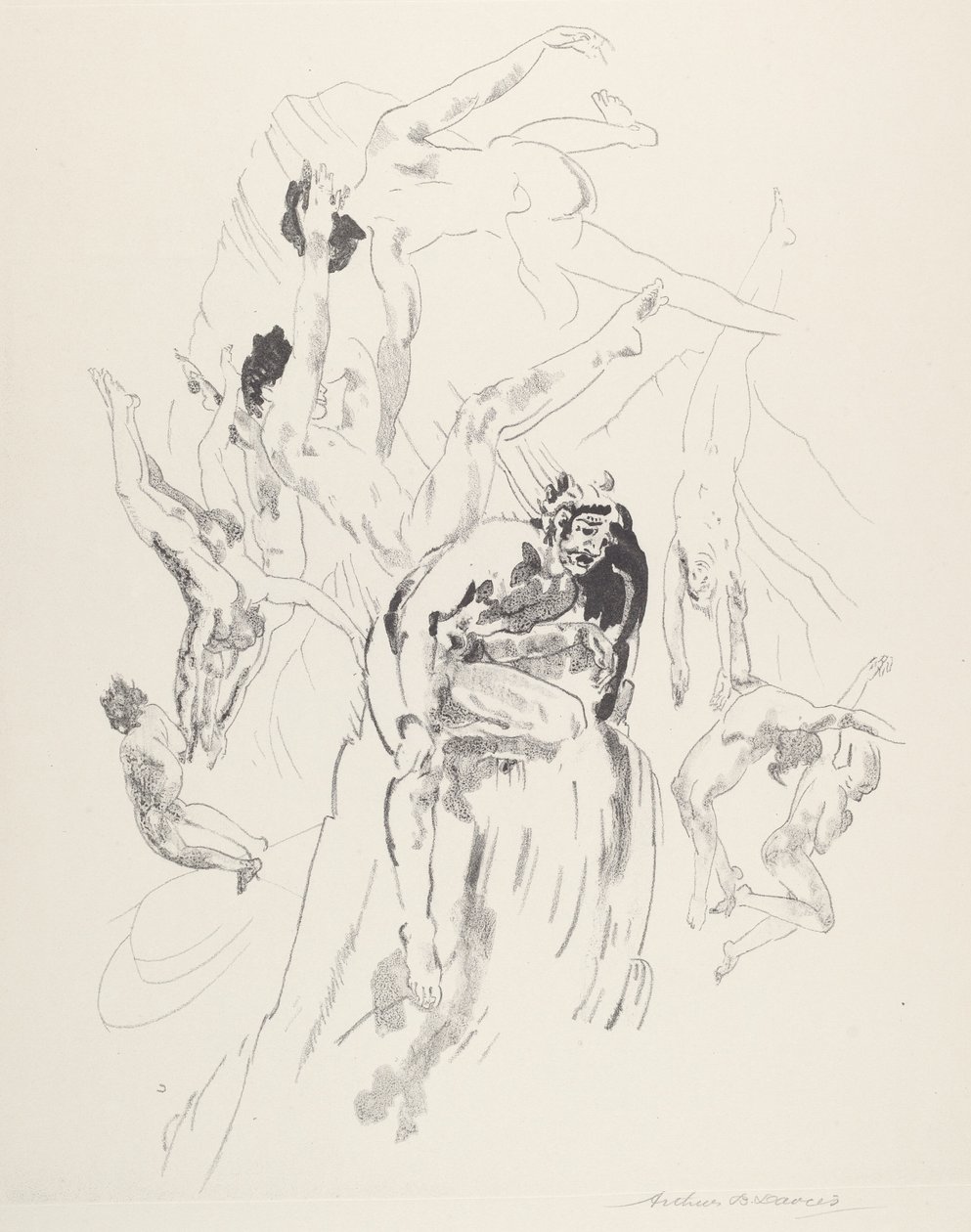 Fuglemænd af Arthur B. Davies