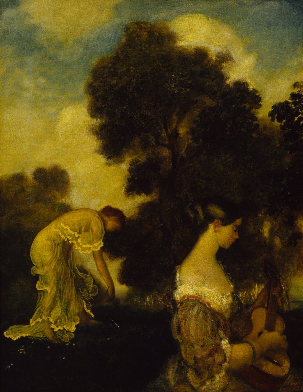 Aftensang af Arthur B. Davies