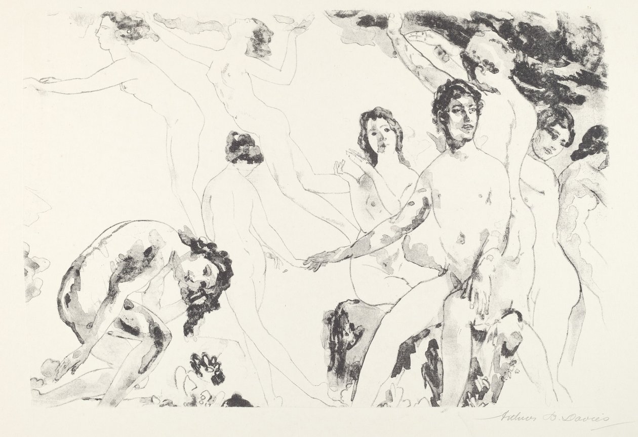 Slip ved portene af Arthur B. Davies
