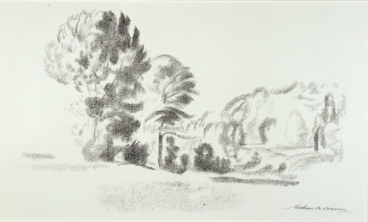 Bredden af Rockland Lake af Arthur B. Davies