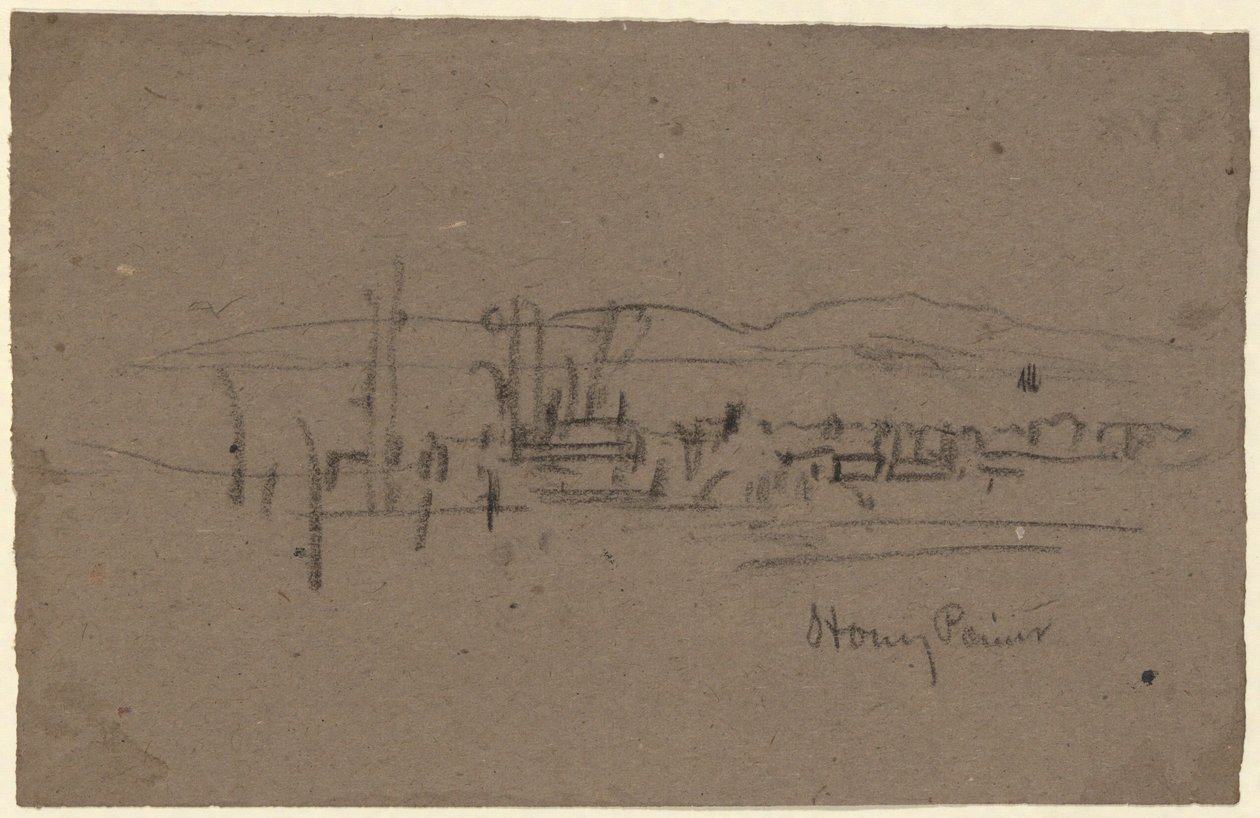 Stenet punkt af Arthur B. Davies