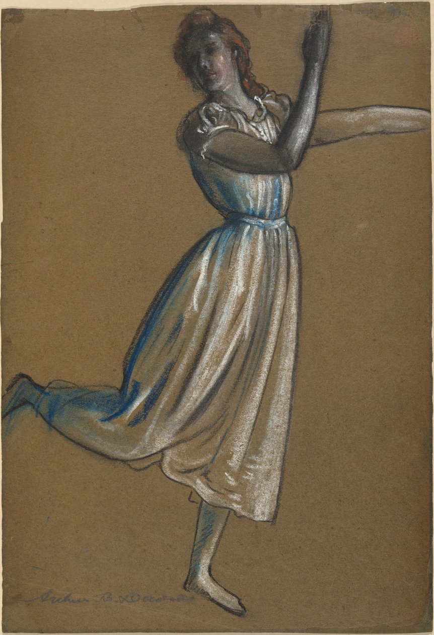 Kvinde danser af Arthur B. Davies