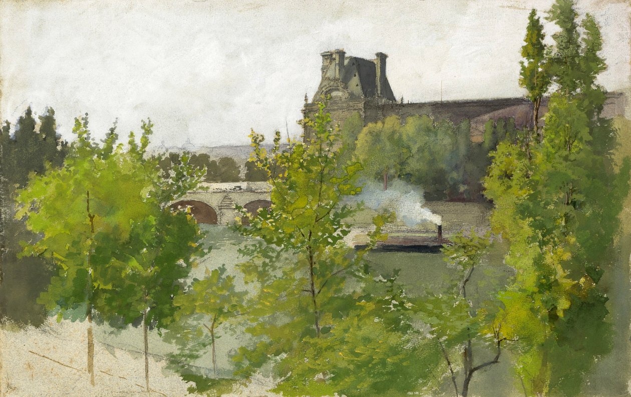 Arthur B. Davies, Louvre af Arthur Bowen Davies