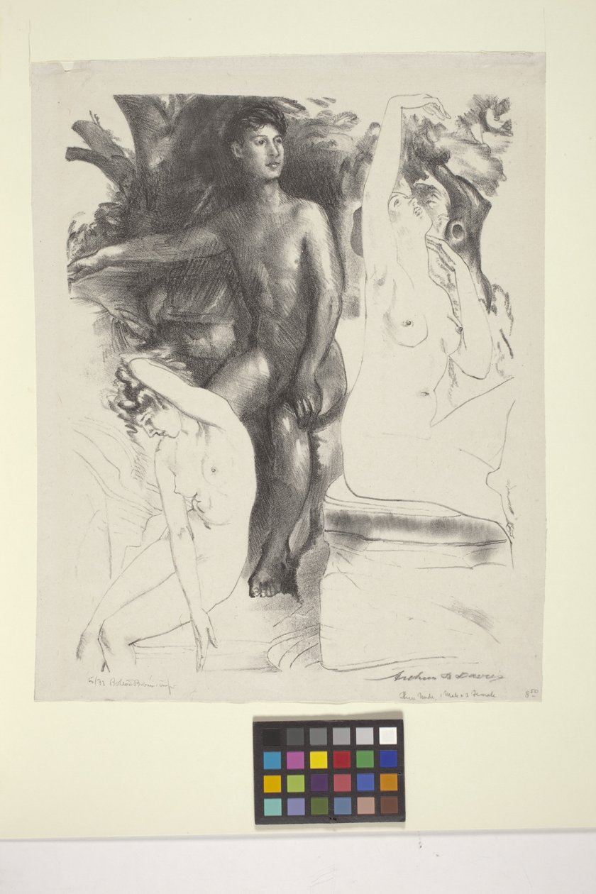 Dominion (litografi) af Arthur Bowen Davies