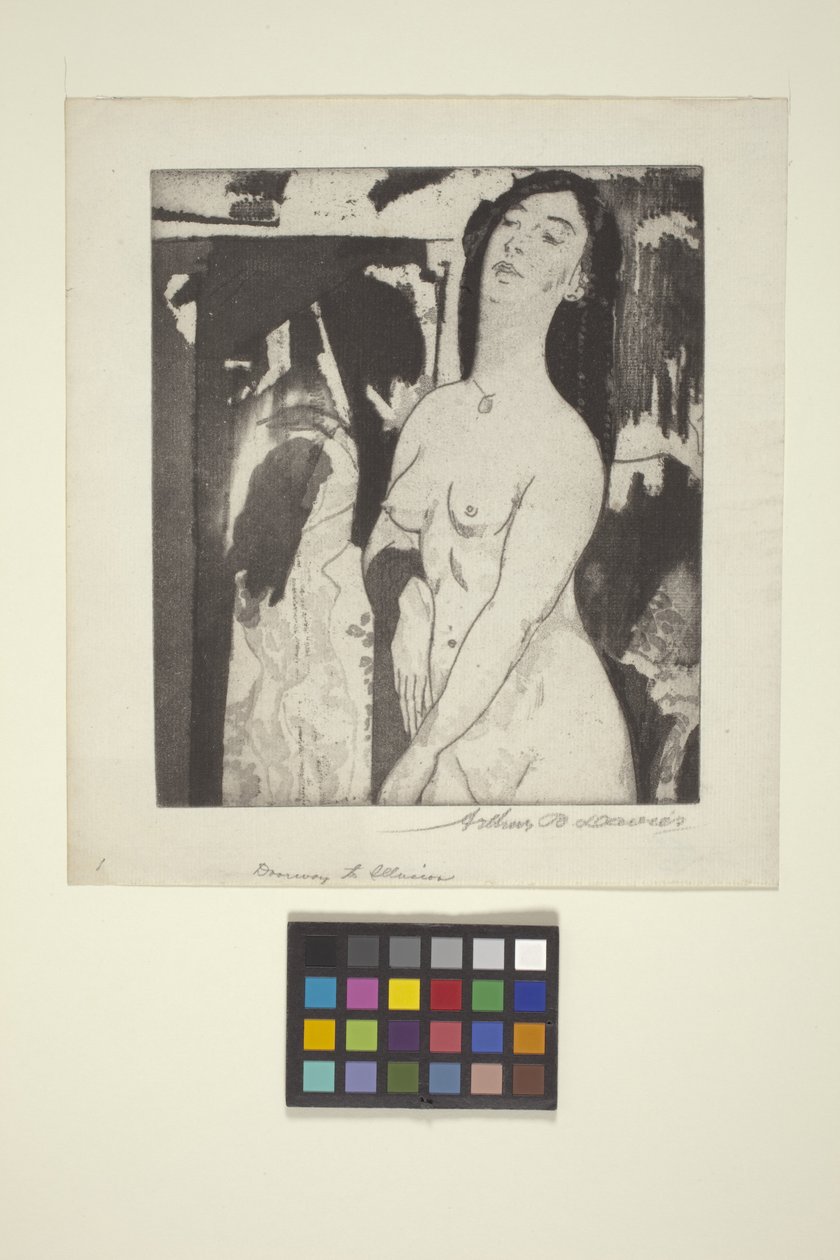 Doorway To Illusion (ætsning og akvatinte) af Arthur Bowen Davies