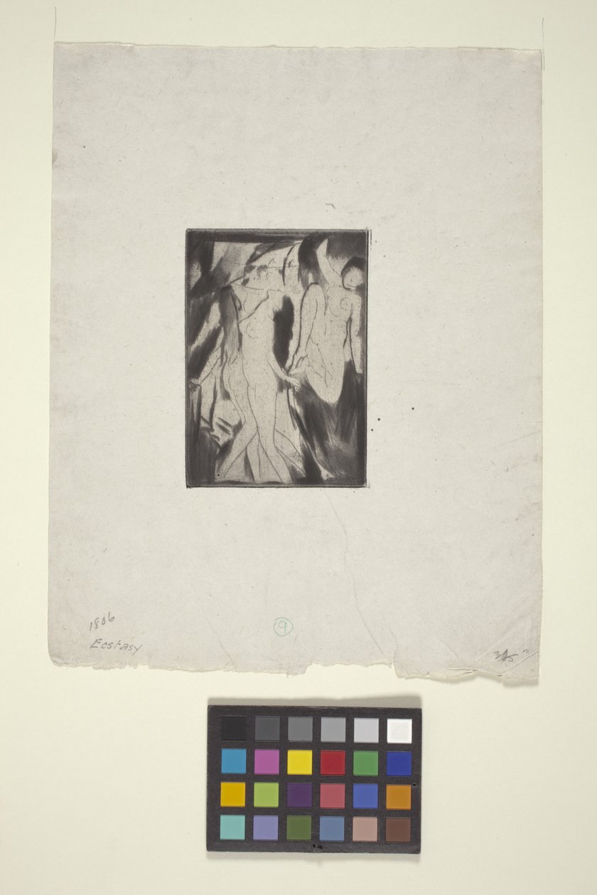 Ecstasy (tørpunkt) af Arthur Bowen Davies